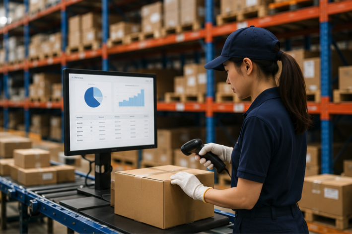 HQ warehouse inventory and quality control workflow