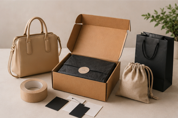 Custom branded packaging for Shopify customer orders