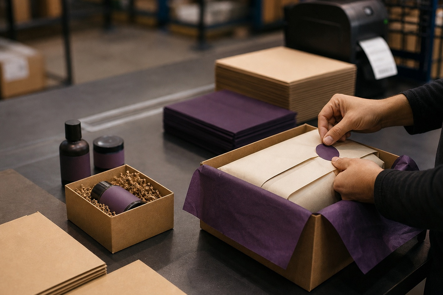 Custom branded packaging